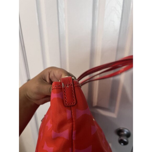 Kate Spade New York Bow Shoppe Red and Pink Harmony Baby Bag - Picture 10 of 16